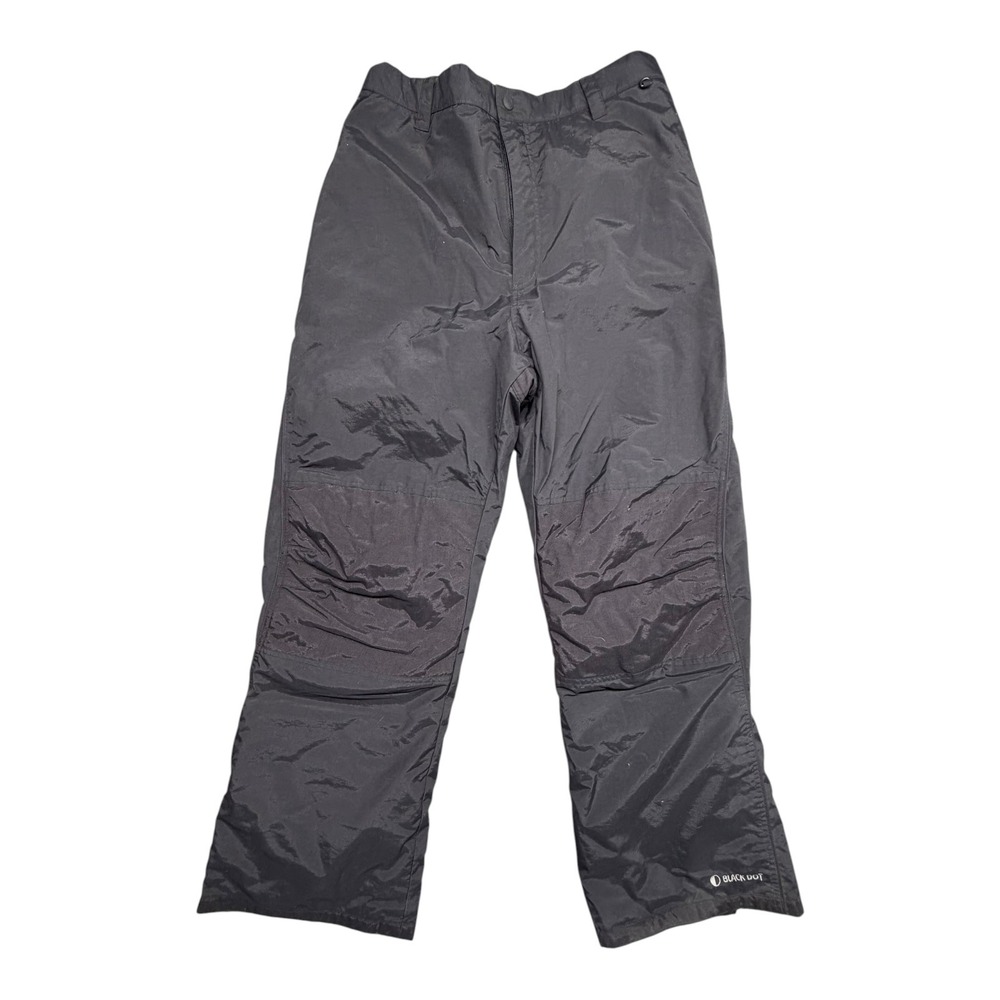 Pacific Trail Black Dot Mens XL Black Insulated Snow Ski Pants Reinforced Knee